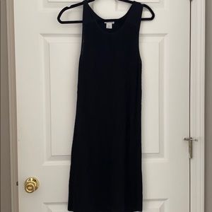 Textured pattered black Club Monaco dress